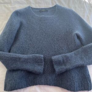 The Weekend Mara Mara: Blue Sweater: Alpaca Blend (Shrunken: Lg tag to Sm/Xs)